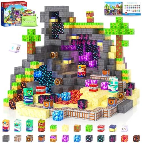 Rainforest magnetic cube set